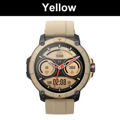 MASX Oasis X Premium GPS Smart Watch Alexa Ultra HD Display Built-in GPS Hi-Fi Bluetooth Phone Calls Military Grade Sports Watch Dealshavens