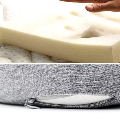 Memory Foam Neck Pillow Cervical Vertebra Travel Portable Noon Break Aircraft U Type Of Pillow Sleep Camping Pillow Carry Bag - Dealshavens