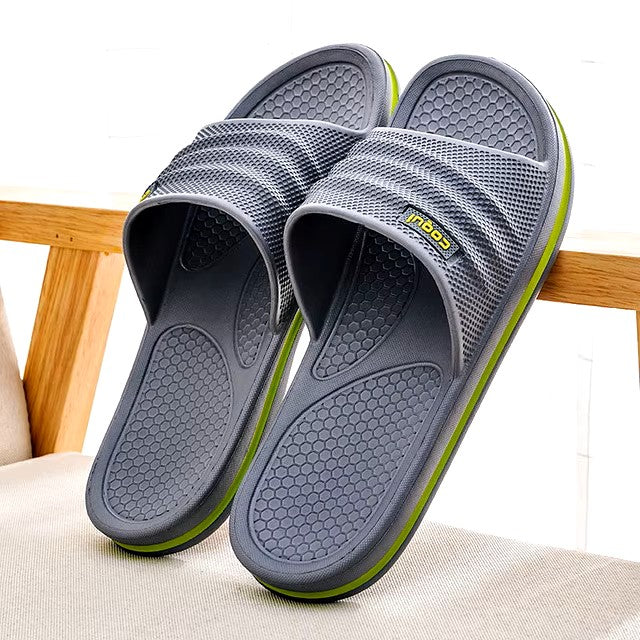 Men Slipper for Home Beach Slippers Women Non-slip Bath Female Slippers Outdoors Man 2024 Summer Shoes Unisex Indoor Slippers Dealshavens