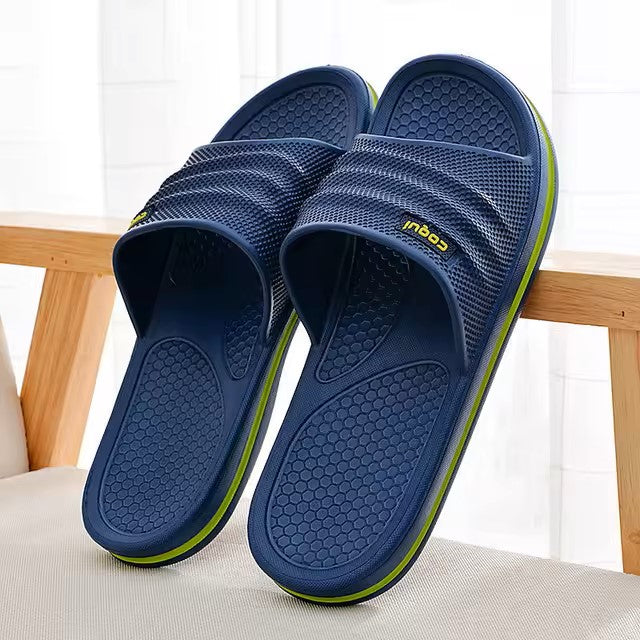 Men Slipper for Home Beach Slippers Women Non-slip Bath Female Slippers Outdoors Man 2024 Summer Shoes Unisex Indoor Slippers Dealshavens