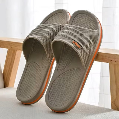 Men Slipper for Home Beach Slippers Women Non-slip Bath Female Slippers Outdoors Man 2024 Summer Shoes Unisex Indoor Slippers Dealshavens