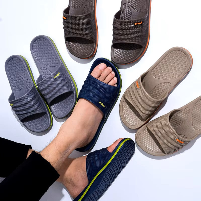 Men Slipper for Home Beach Slippers Women Non-slip Bath Female Slippers Outdoors Man 2024 Summer Shoes Unisex Indoor Slippers Dealshavens