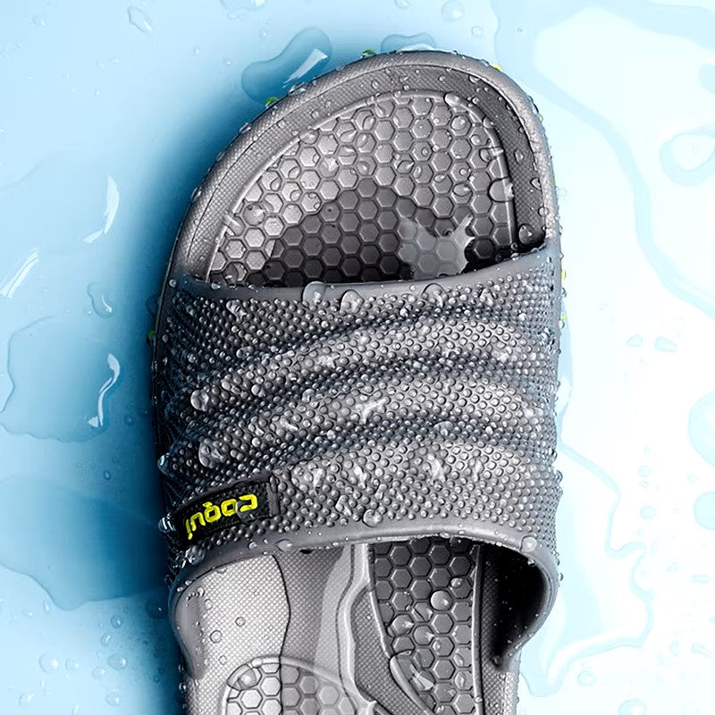 Men Slipper for Home Beach Slippers Women Non-slip Bath Female Slippers Outdoors Man 2024 Summer Shoes Unisex Indoor Slippers Dealshavens