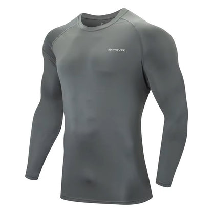 Men's Long Sleeve UPF 50+ Rash Guards Diving UV Protection Lightweight T-Shirt Loose Fit Swimming Quick Drying Surfing T-Shirt Dealshavens