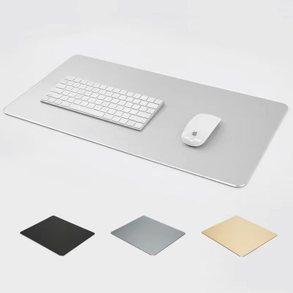 "Metal Aluminum Mouse Pad, Smooth, Thin, Waterproof"