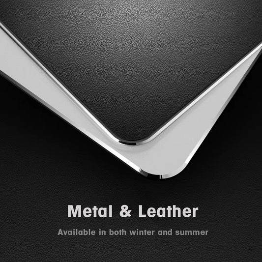 Metal Aluminum Mouse pad Mat Hard Smooth Thin Mousead Double Side Waterproof Gamer Computer Mouse Mat For Office Home