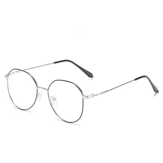 Metal Round Anti Blue Light Glasses Women Men Classic Square Eyeglasses Frames Transparent Computer Glasses Oculos Feminino