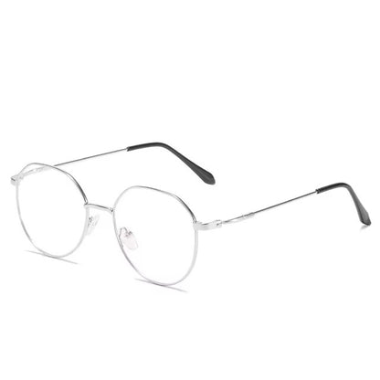 Metal Round Anti Blue Light Glasses Women Men Classic Square Eyeglasses Frames Transparent Computer Glasses Oculos Feminino