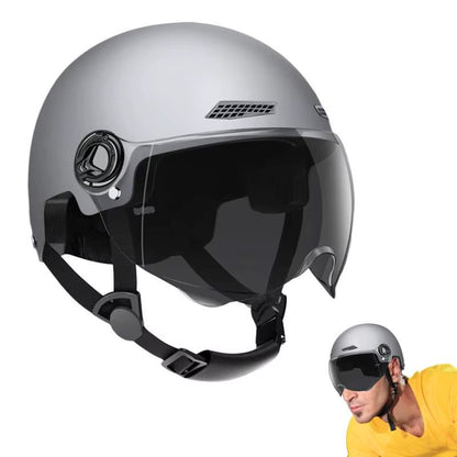 Motorcycle Helmet Jet Style Bicycle Helmets For Men Women Adult Motorbike Scooter Helmet Skull Full Head Hat Helmets accessories