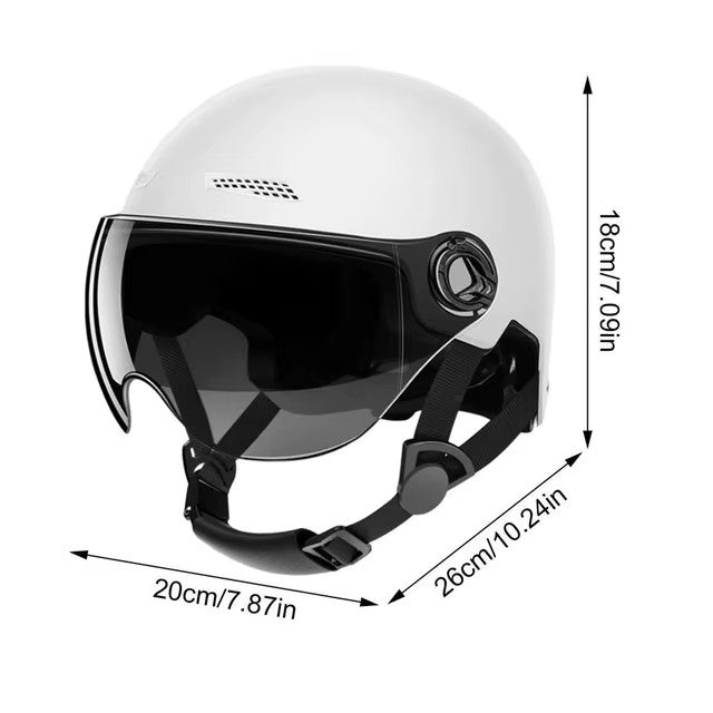 Motorcycle Helmet Jet Style Bicycle Helmets For Men Women Adult Motorbike Scooter Helmet Skull Full Head Hat Helmets accessories