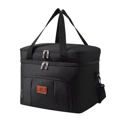 Multifunctional Double Layers Tote Cooler Lunch Bags for Women Men Large Capacity Travel Picnic Lunch Box with Shoulder Strap dealshavens