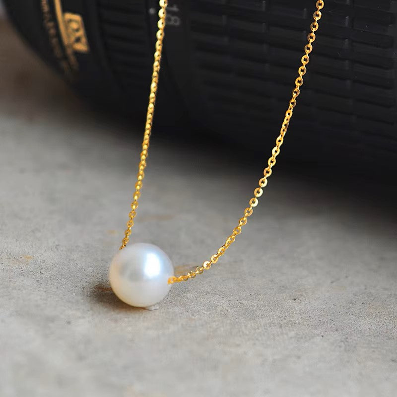 N134 Hot Selling Style Fashion Cheap Super Sweet imitation Pearl Ball Droplets Pendants necklaces Jewelry Accessories For Women Dealshavens