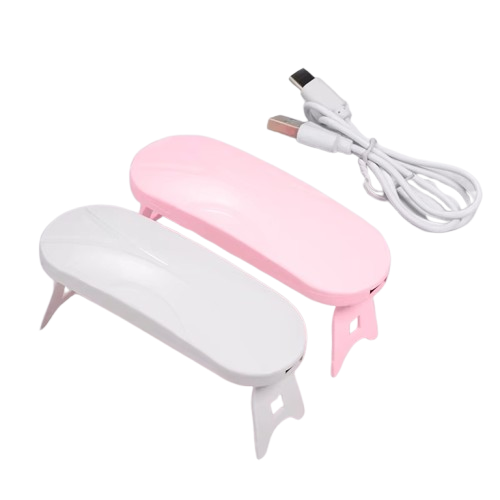 Nail Dryer MINI 6W USB UV LED Lamp Pink White Nail Art Manicure Tools Design Fast Drying Curing Light for Gel Polish