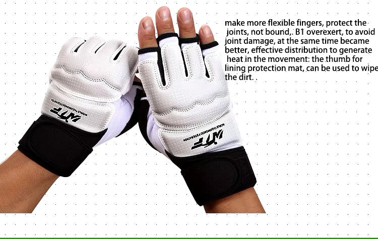 New Half Finger Boxing Gloves Men Taekwondo Gloves Foot Protector Karate Muay Thai Training Workout Gloves Kids