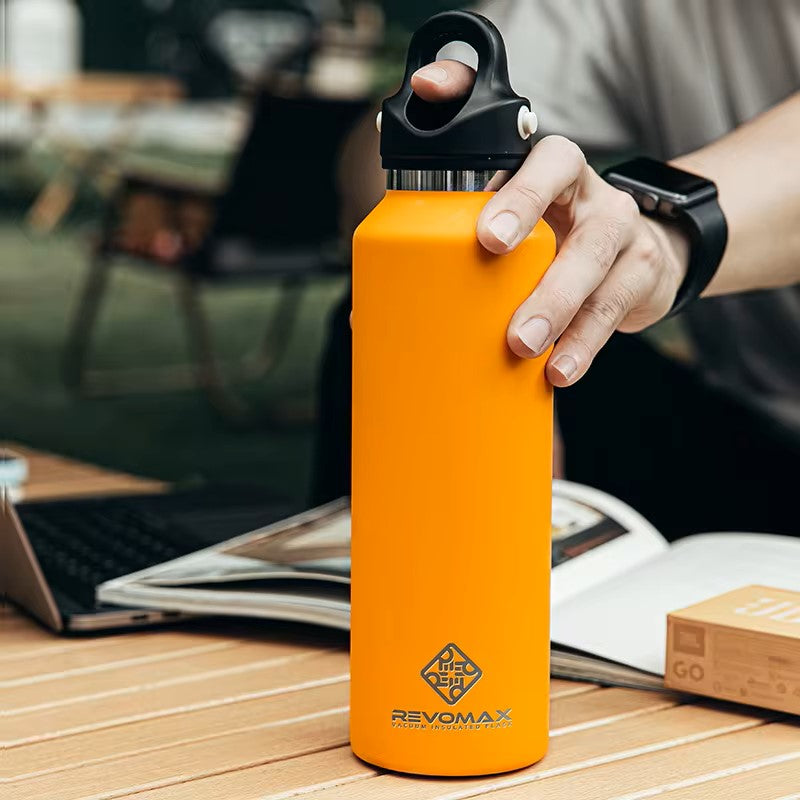REVOMAX Large Capacity Stainless Steel Thermos Portable Vacuum Flask Insulated Tumbler With No Screw Lid Thermo Bottle 950ml Dealshavens