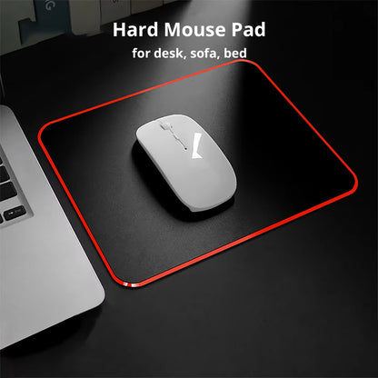Mouse Pad Hard Small Mouse Mat for Bed Durable Plastic