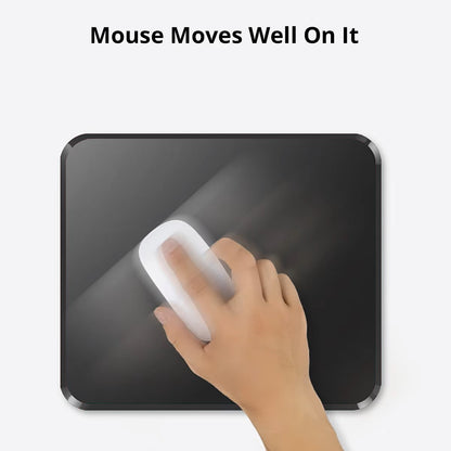 Mouse Pad Hard Small Mouse Mat for Bed Durable Plastic