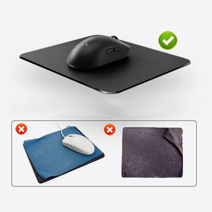 Mouse Pad Hard Small Mouse Mat for Bed Durable Plastic