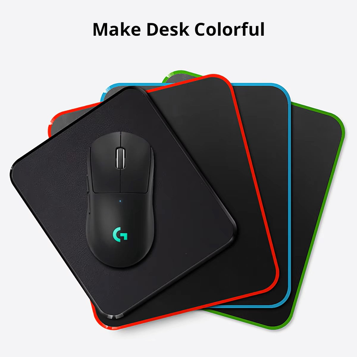 Mouse Pad Hard Small Mouse Mat for Bed Durable Plastic