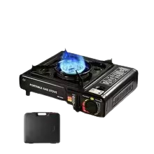 Stove Stainless Steel Outdoor Gas Tank Stove with Carry Case Butane Stove