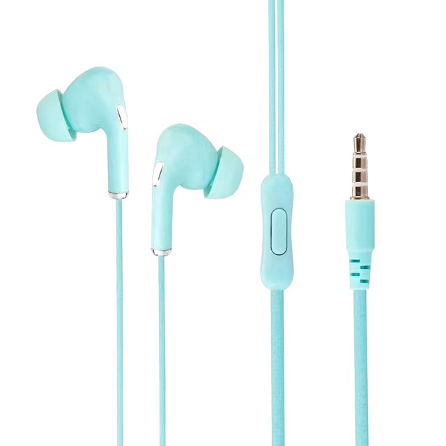 High Definition Wired Earphone 3.5mm In-Ear Control Portable Sport Wired Headset With Mic Wired Headphones For Mobile Phones - Dealshavens