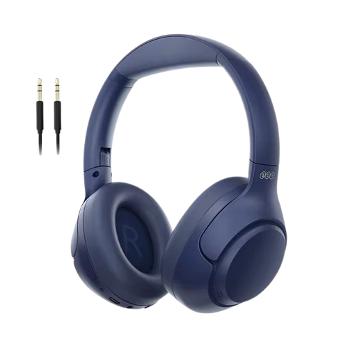 QCY H3 ANC Wireless Headphones Bluetooth 5.4 Hi-Res Audio Over Ear Headset 43dB Hybrid Active Noise Cancellation Earphones 60H