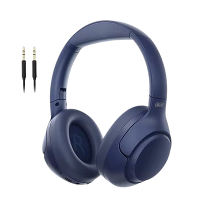 QCY H3 ANC Wireless Headphones Bluetooth 5.4 Hi-Res Audio Over Ear Headset 43dB Hybrid Active Noise Cancellation Earphones 60H