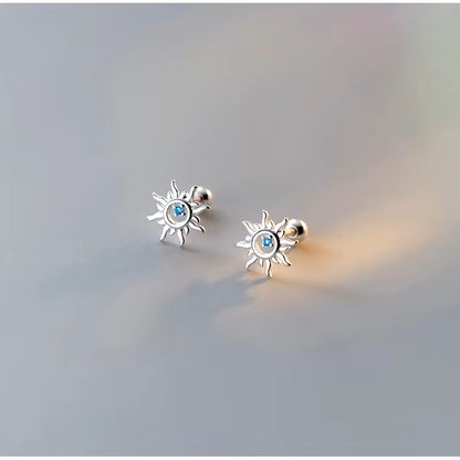Korean 925 Silver Needle Tragus Piercing Helix Studs Earrings for Women 2Pcs Butterfly Heart Trendy Ear Piercing Body Jewelry dealshavens