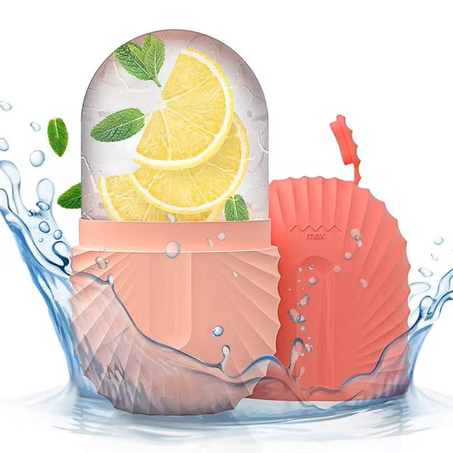 Ice Face Roller Ice Cube Beauty Massage Silicone Ice Mold For Eye Puffiness Ice Facial Roller Shrink Pores - Dealshavens