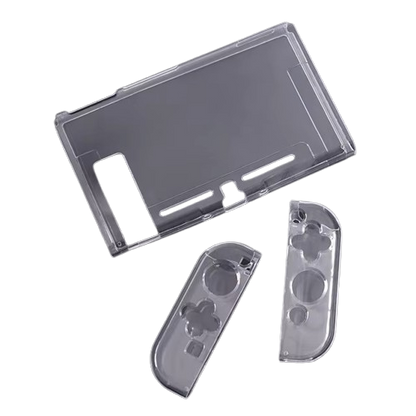 Transparent TPU Soft Case Joycon Protective Shell Cover for Nintendo Switch Oled Console NS Joy-con Crystal Back Full Protector