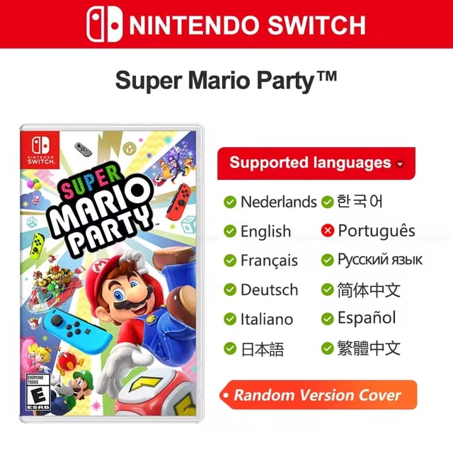 Super Mario Nintendo Switch Games Mario Bros Wonder Kart 8 RPG Mario Strikers Odyssey 3D World Fury U Deluxe Party Superstars dealshavens