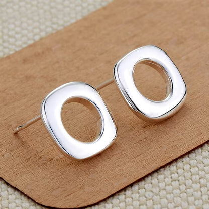 Original 925 Sterling Silver Earrings Hearts For Women Exquisite Student Girlfriend Jewelry Accessories Wedding Fashion Gift dealshavens