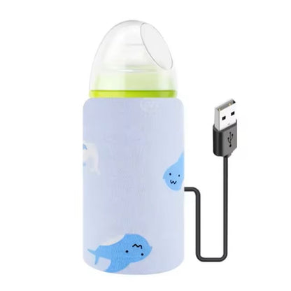 USB Milk Water Bottle Warmer Travel Stroller Insulated Baby Nursing Bottle Heater Newborn Infant Portable Bottle Feeding Warmers - Dealshavens