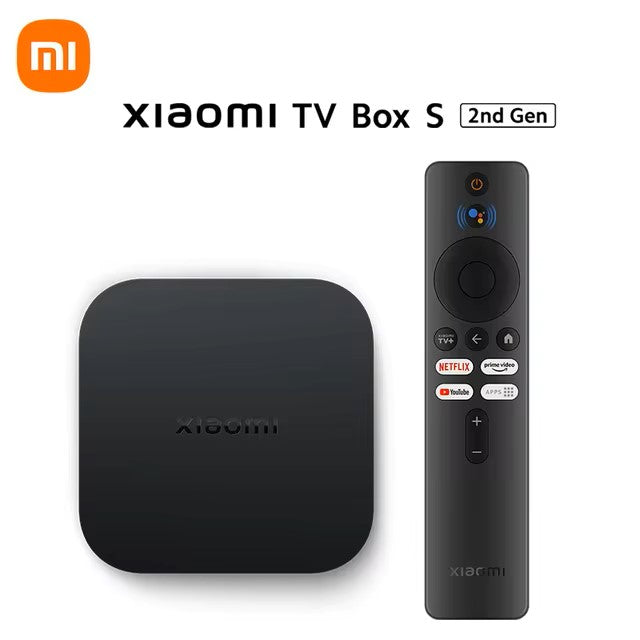 Global Version Xiaomi Mi TV Box S 2nd Gen 4K Ultra HD BT5.2 2GB 8GB Google TV Google Assistant Smart TV Box Dealshavens