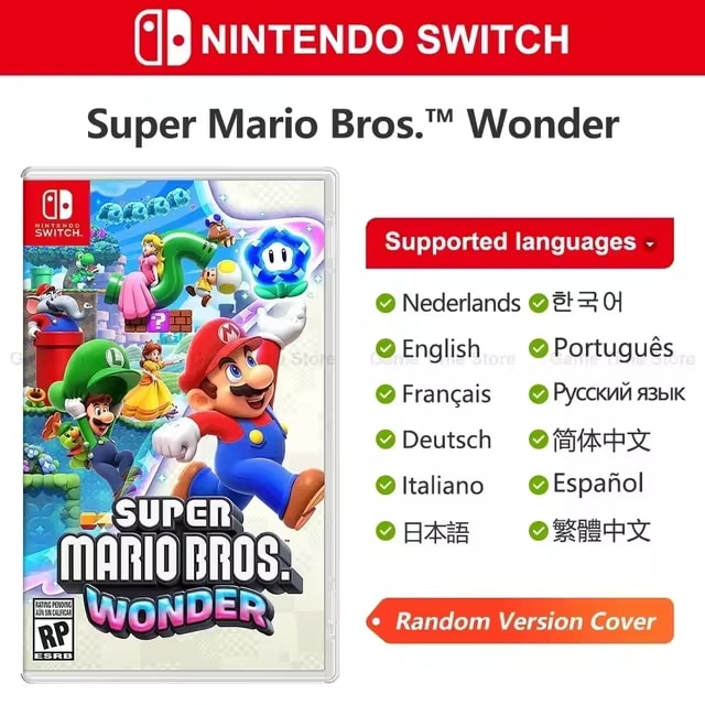 Super Mario Nintendo Switch Games Mario Bros Wonder Kart 8 RPG Mario Strikers Odyssey 3D World Fury U Deluxe Party Superstars dealshavens