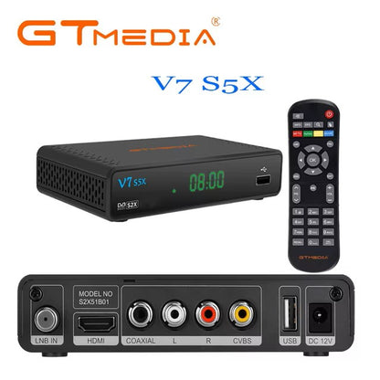 V7 S5X GTmedia V7S5X Support DVB-S/S2/S2X H.265 Set Top Box Dealshavens