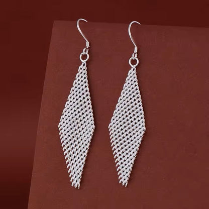 Original 925 Sterling Silver Earrings Hearts For Women Exquisite Student Girlfriend Jewelry Accessories Wedding Fashion Gift dealshavens