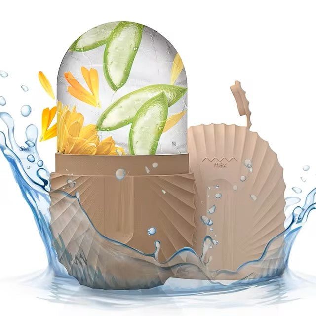 Ice Face Roller Ice Cube Beauty Massage Silicone Ice Mold For Eye Puffiness Ice Facial Roller Shrink Pores - Dealshavens