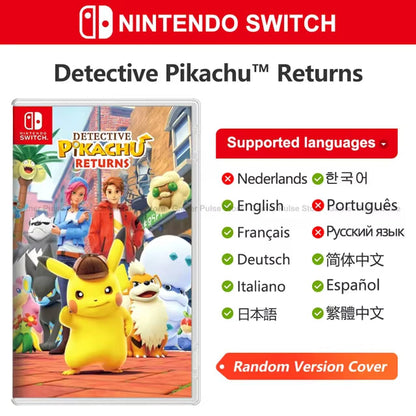 Detective Pikachu Returns Nintendo Switch Game Deals 100% Original Physical Game Card Single Player Adventure Genre for Switch dealshavens