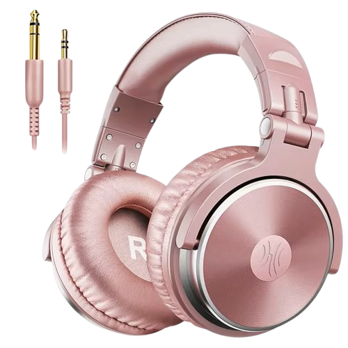 Oneodio Wired Professional Studio Pro DJ Headphones With Microphone Over Ear HiFi Monitor Music Headset Earphone For Phone PC