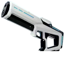 White color Water Gun with removed background