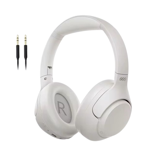 QCY H3 ANC Wireless Headphones Bluetooth 5.4 Hi-Res Audio Over Ear Headset 43dB Hybrid Active Noise Cancellation Earphones 60H