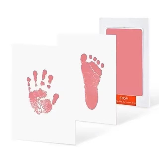 Baby Care Non-Toxic Baby Handprint Footprint Imprint Kit Baby Souvenirs Newborn Footprint Ink Pad for Newborn Baby Gifts - Dealshavens