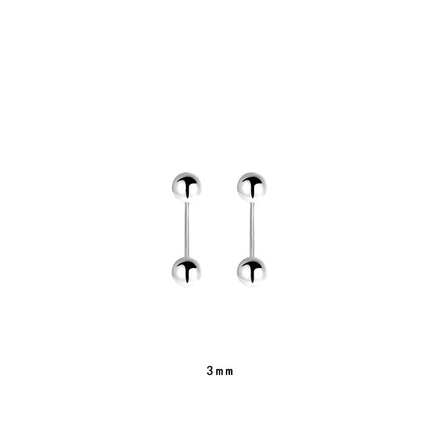 Korean 925 Silver Needle Tragus Piercing Helix Studs Earrings for Women 2Pcs Butterfly Heart Trendy Ear Piercing Body Jewelry dealshavens