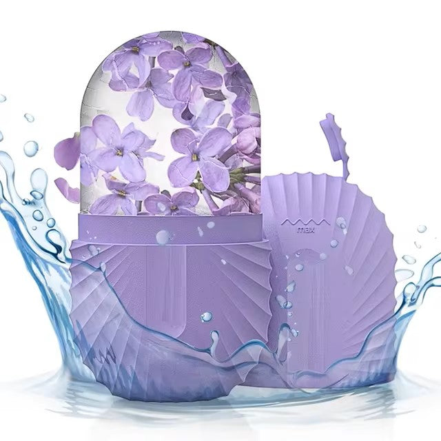 Ice Face Roller Ice Cube Beauty Massage Silicone Ice Mold For Eye Puffiness Ice Facial Roller Shrink Pores - Dealshavens