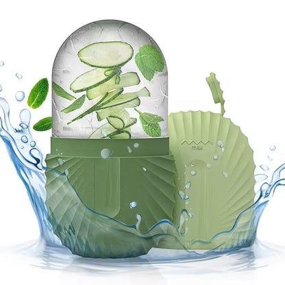 Ice Face Roller Ice Cube Beauty Massage Silicone Ice Mold For Eye Puffiness Ice Facial Roller Shrink Pores - Dealshavens