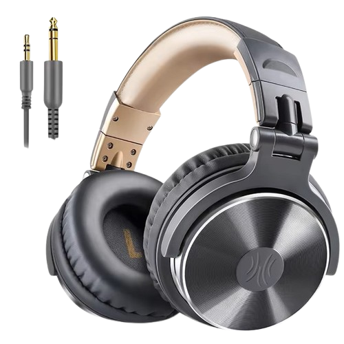 Oneodio Wired Professional Studio Pro DJ Headphones With Microphone Over Ear HiFi Monitor Music Headset Earphone For Phone PC