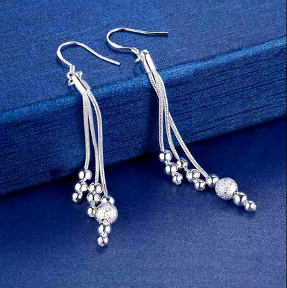 Original 925 Sterling Silver Earrings Hearts For Women Exquisite Student Girlfriend Jewelry Accessories Wedding Fashion Gift dealshavens