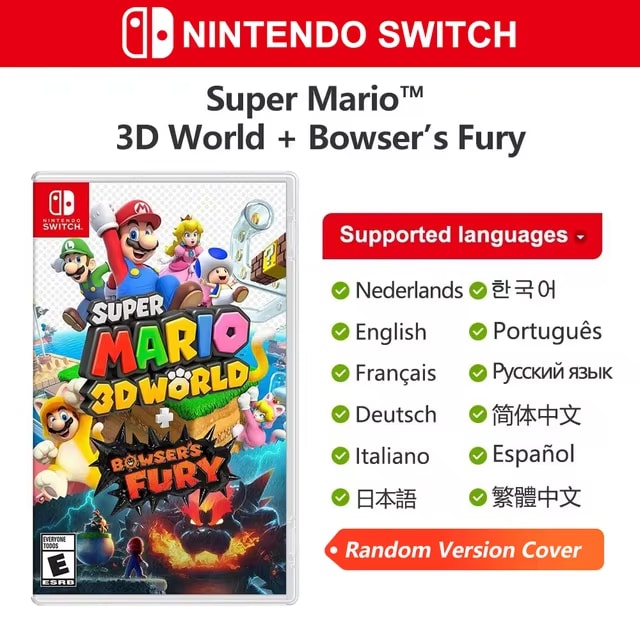 Super Mario Nintendo Switch Games Mario Bros Wonder Kart 8 RPG Mario Strikers Odyssey 3D World Fury U Deluxe Party Superstars dealshavens