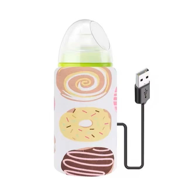 USB Milk Water Bottle Warmer Travel Stroller Insulated Baby Nursing Bottle Heater Newborn Infant Portable Bottle Feeding Warmers - Dealshavens